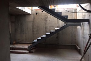 escalera metalica casa Golf PGA